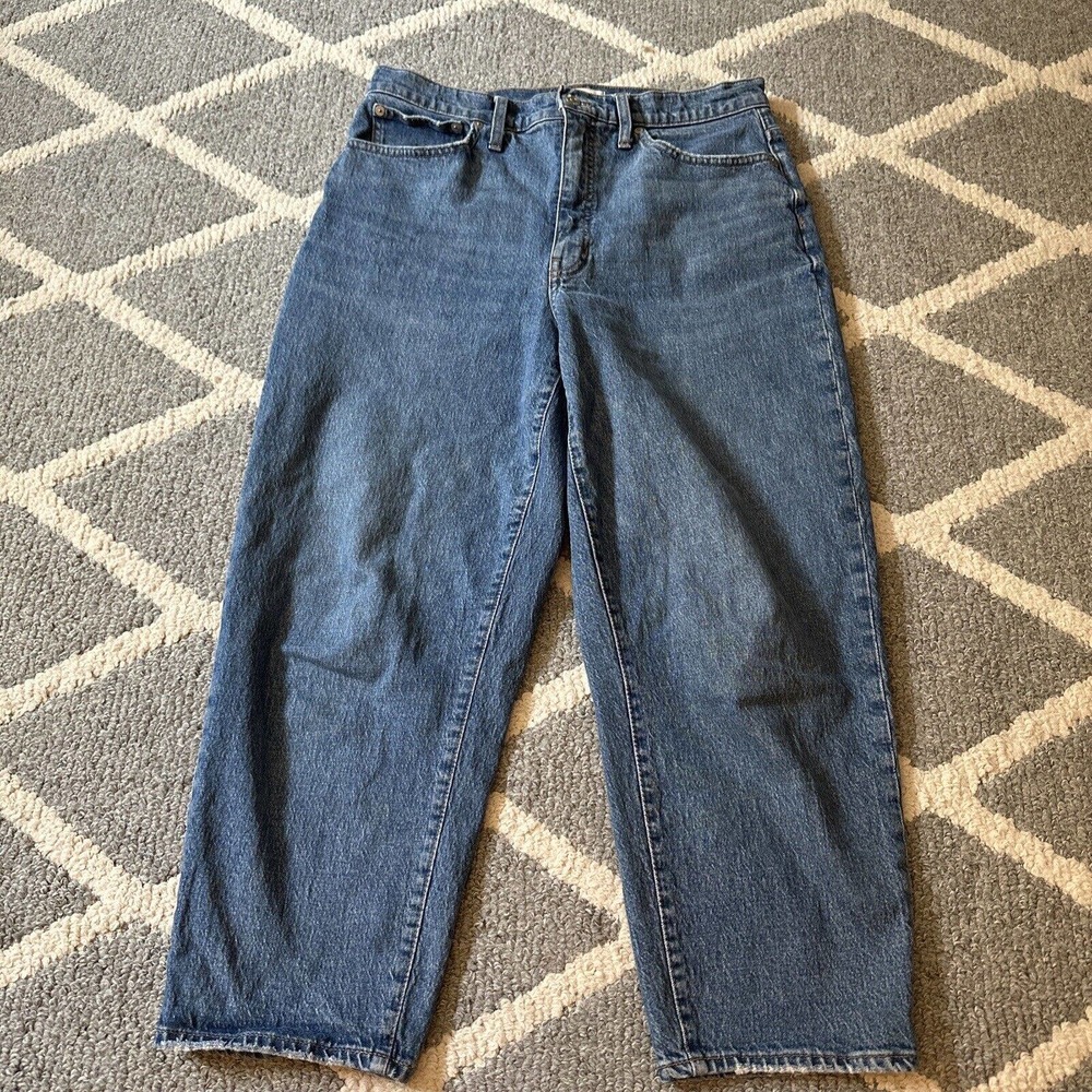 Madewell Womens Balloon Denim Jeans in Whistler Wash Size 31